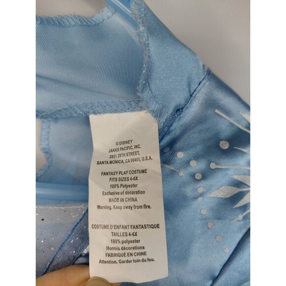 3-Disney Princess Fantasy Play Costume Set For Girls Size 4-6X Elsa Ariel & Sn - Picture 3 of 8